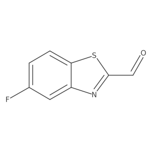 5-Fluoro-1,3-benzothiazole-2-carbaldehyde Structure