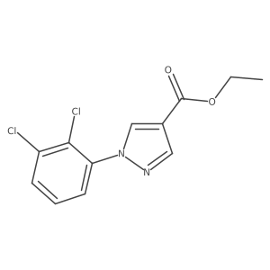 ethyl 1-(2,3-dichlorophenyl)-1H-pyrazole-4-carboxylate Structure