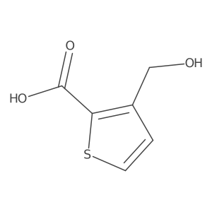 2-Thiophenecarboxylic acid, 3-(hydroxymethyl)-结构式