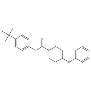 N-(4-(tert-butyl)phenyl)-4-(pyridin-2-yloxy)piperidine-1-carboxamide Structure