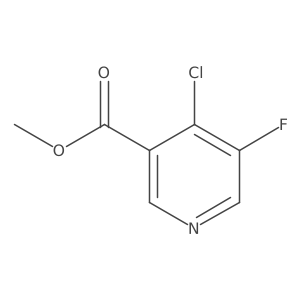 Methyl 4-chloro-5-fluoronicotinate Structure