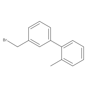 3'-(Bromomethyl)-2-methyl-1,1'-biphenyl结构式
