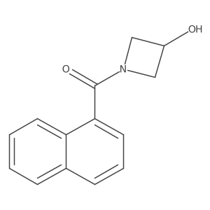 1-(Naphthalene-1-carbonyl)azetidin-3-ol Structure