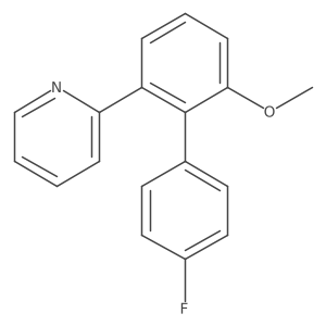 2-(4'-Fluoro-6-methoxy-[1,1'-biphenyl]-2-yl)pyridine Structure