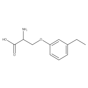 O-(3-Ethylphenyl)-L-serine结构式