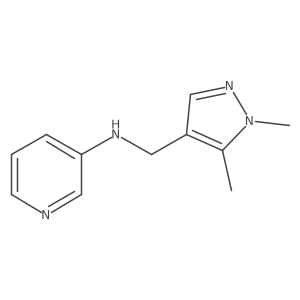 N-[(1,5-Dimethyl-1H-pyrazol-4-yl)methyl]pyridin-3-amine Structure