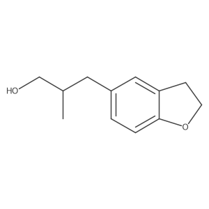 3-(2,3-dDihydro-1-benzofuran-5-yl)-2-methylpropan-1-ol Structure