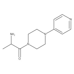 2-Amino-1-(4-(pyridin-4-yl)piperazin-1-yl)propan-1-one Structure
