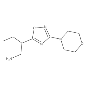 2-[3-(Morpholin-4-yl)-1,2,4-oxadiazol-5-yl]butan-1-amine结构式