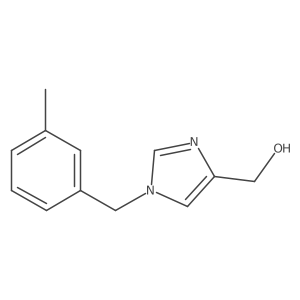 (1-(3-methylbenzyl)-1H-imidazol-4-yl)methanol结构式