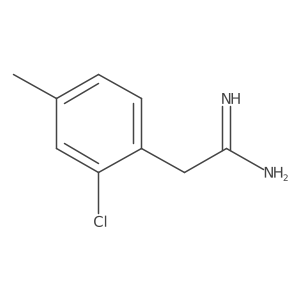 2-(2-Chloro-4-methylphenyl)ethanimidamide结构式