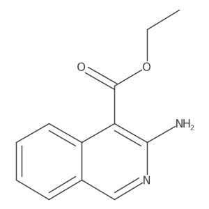 Ethyl 3-aminoisoquinoline-4-carboxylate Structure
