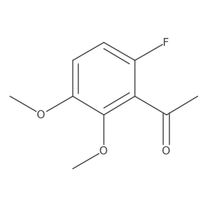 1-(6-Fluoro-2,3-dimethoxyphenyl)ethanone结构式