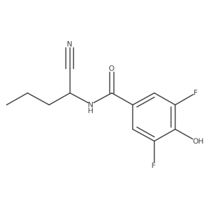 N-(1-cyanobutyl)-3,5-difluoro-4-hydroxybenzamide Structure
