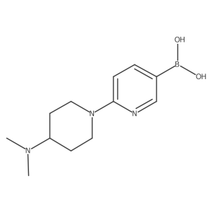 B-[6-[4-(dimethylamino)-1-piperidinyl]-3-pyridinyl]boronic acid Structure