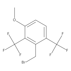 Benzene, 2-(bromomethyl)-4-methoxy-1,3-bis(trifluoromethyl)-结构式