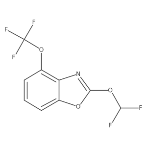 2-(Difluoromethoxy)-4-(trifluoromethoxy)benzo[d]oxazole结构式