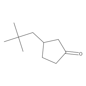 3-(2,2-Dimethylpropyl)cyclopentan-1-one Structure