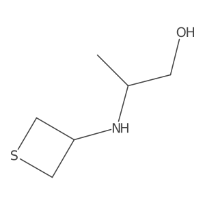 (R)-2-(Thietan-3-ylamino)propan-1-ol结构式