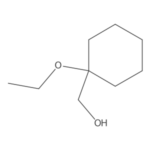 (1-Ethoxycyclohexyl)methanol Structure