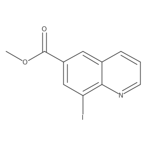 Methyl 8-iodoquinoline-6-carboxylate Structure