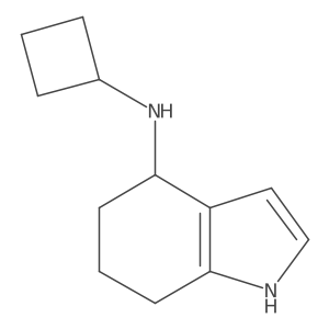 N-Cyclobutyl-4,5,6,7-tetrahydro-1H-indol-4-amine Structure