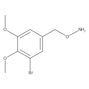 O-[(3-bromo-4,5-dimethoxyphenyl)methyl]hydroxylamine Structure