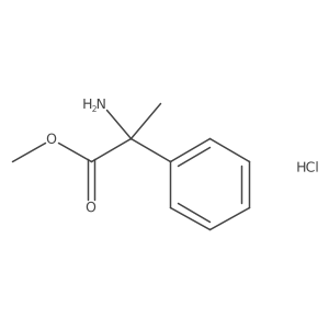 methyl (2R)-2-amino-2-phenylpropanoate hydrochloride结构式