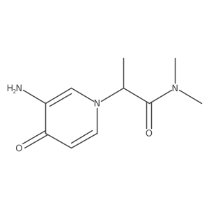 2-(3-Amino-4-oxo-4H-pyridin-1-yl)-N,N-dimethyl-propionamide结构式