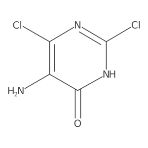 5-Amino-2,6-dichloro-4(1h)-pyrimidinone结构式