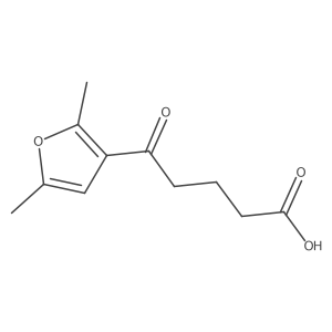 5-(2,5-Dimethylfuran-3-yl)-5-oxopentanoic acid结构式