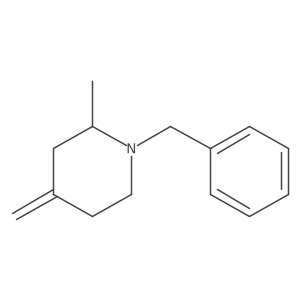 2-Methyl-4-methylene-1-(phenylmethyl)piperidine结构式