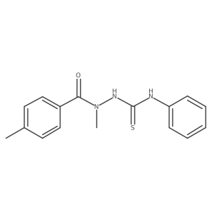 Benzoic,4Me,1Me2[PhAmthioxoMe]hydrazid结构式