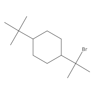 1-(2-Bromopropan-2-yl)-4-tert-butylcyclohexane结构式