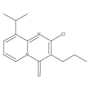 2-chloro-9-(propan-2-yl)-3-propyl-4H-pyrido[1,2-a]pyrimidin-4-one结构式