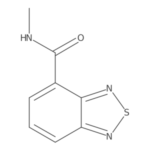 N-methyl-2,1,3-benzothiadiazole-4-carboxamide Structure