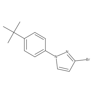 3-bromo-1-(4-tert-butylphenyl)-1H-pyrazole Structure