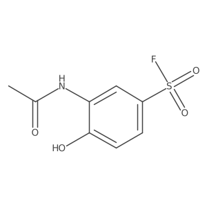3-Acetamido-4-hydroxybenzene-1-sulfonyl fluoride Structure