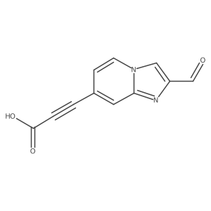 3-{2-Formylimidazo[1,2-a]pyridin-7-yl}prop-2-ynoic acid Structure