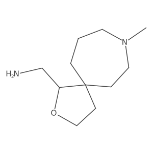 {8-Methyl-2-oxa-8-azaspiro[4.6]undecan-1-yl}methanamine Structure