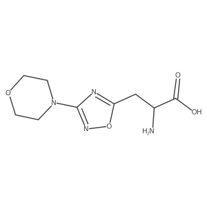 (2R)-2-amino-3-[3-(morpholin-4-yl)-1,2,4-oxadiazol-5-yl]propanoic acid Structure
