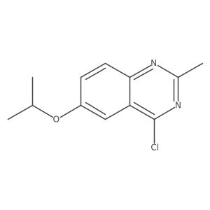 4-Chloro-2-methyl-6-(propan-2-yloxy)quinazoline结构式