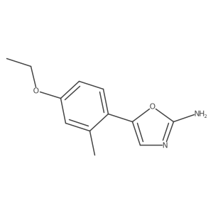 5-(4-Ethoxy-2-methylphenyl)-1,3-oxazol-2-amine Structure