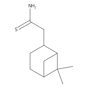 2-{6,6-Dimethylbicyclo[3.1.1]heptan-2-yl}ethanethioamide结构式