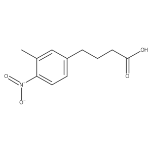 4-(3-Methyl-4-nitrophenyl)butanoic acid Structure