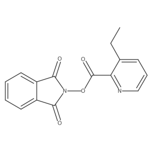 1,3-dioxo-2,3-dihydro-1H-isoindol-2-yl 3-ethylpyridine-2-carboxylate Structure