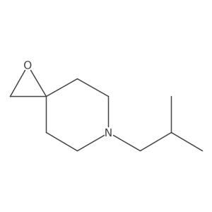 6-(2-Methylpropyl)-1-oxa-6-azaspiro[2.5]octane Structure