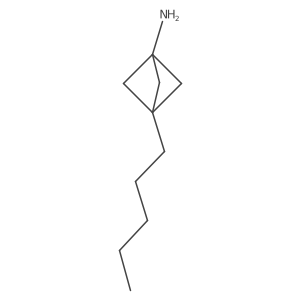3-Pentylbicyclo[1.1.1]pentan-1-amine Structure