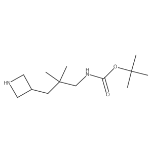 tert-butyl N-[3-(azetidin-3-yl)-2,2-dimethylpropyl]carbamate Structure