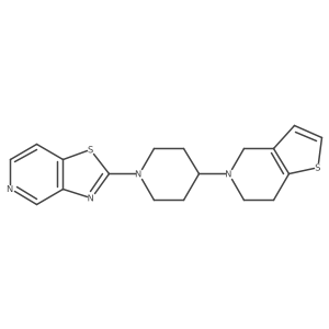 1-{[1,3]thiazolo[4,5-c]pyridin-2-yl}-4-{4H,5H,6H,7H-thieno[3,2-c]pyridin-5-yl}piperidine Structure